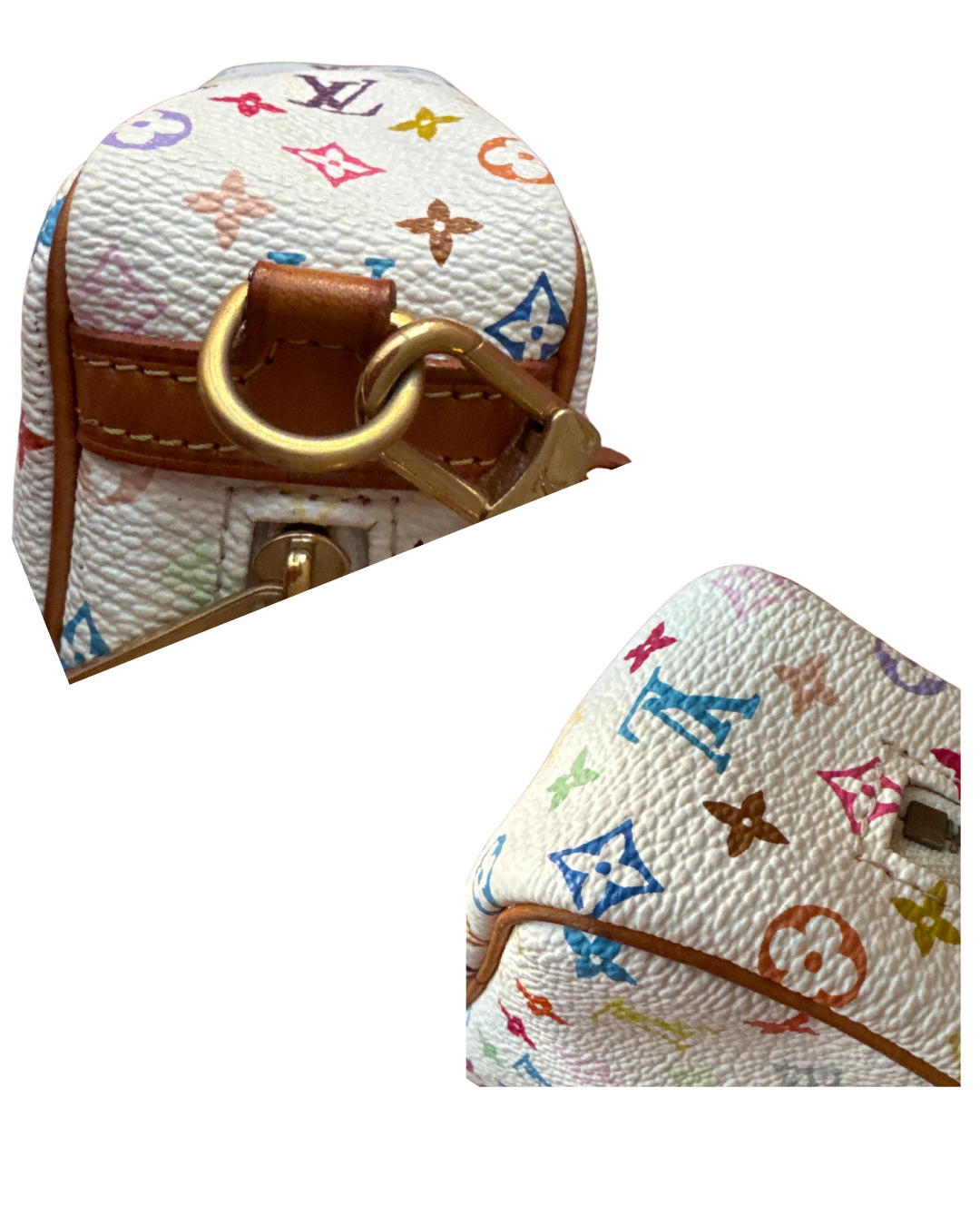 VINTAGE DESIGNER MONOGRAM POUCH