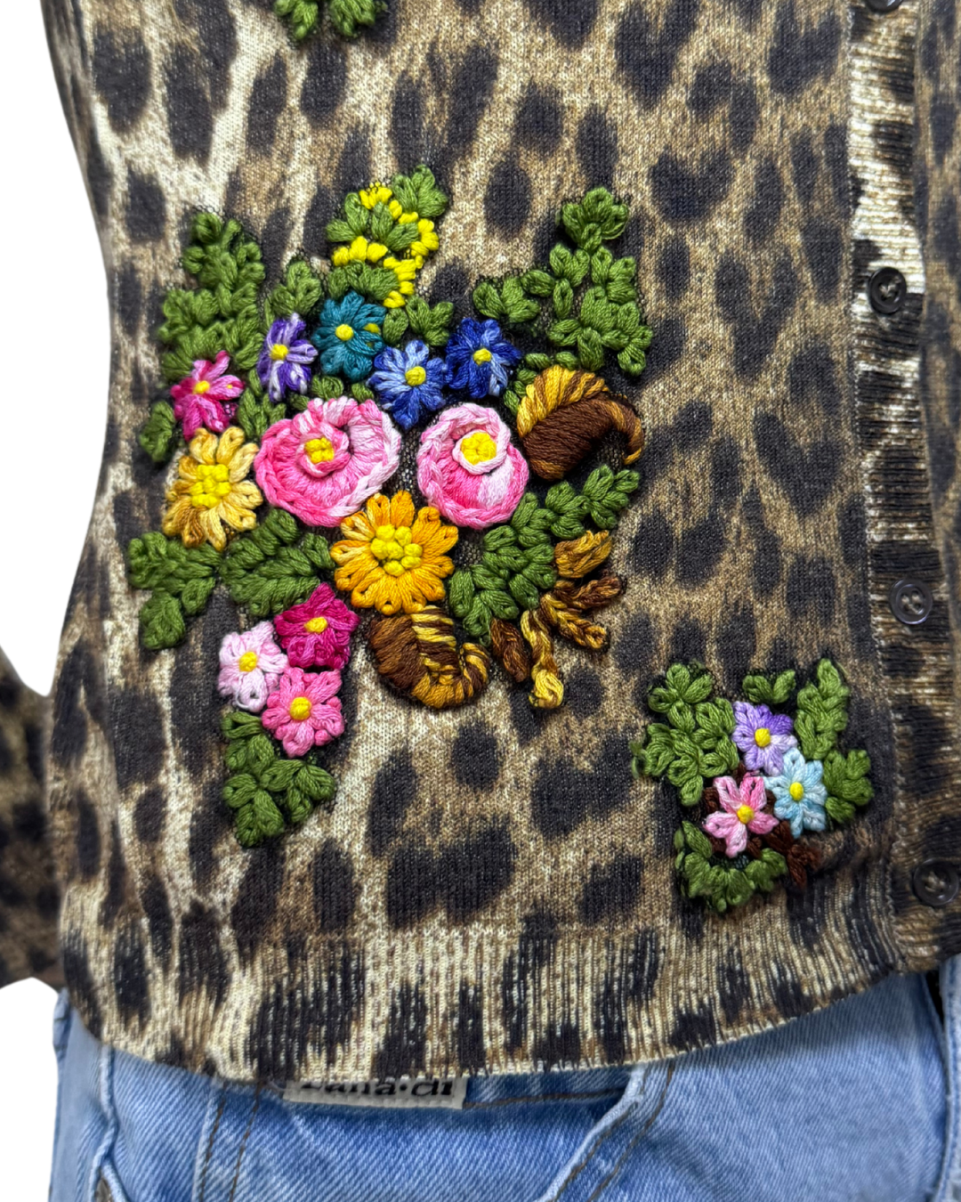 XS- VINTAGE DESIGNER CARDI