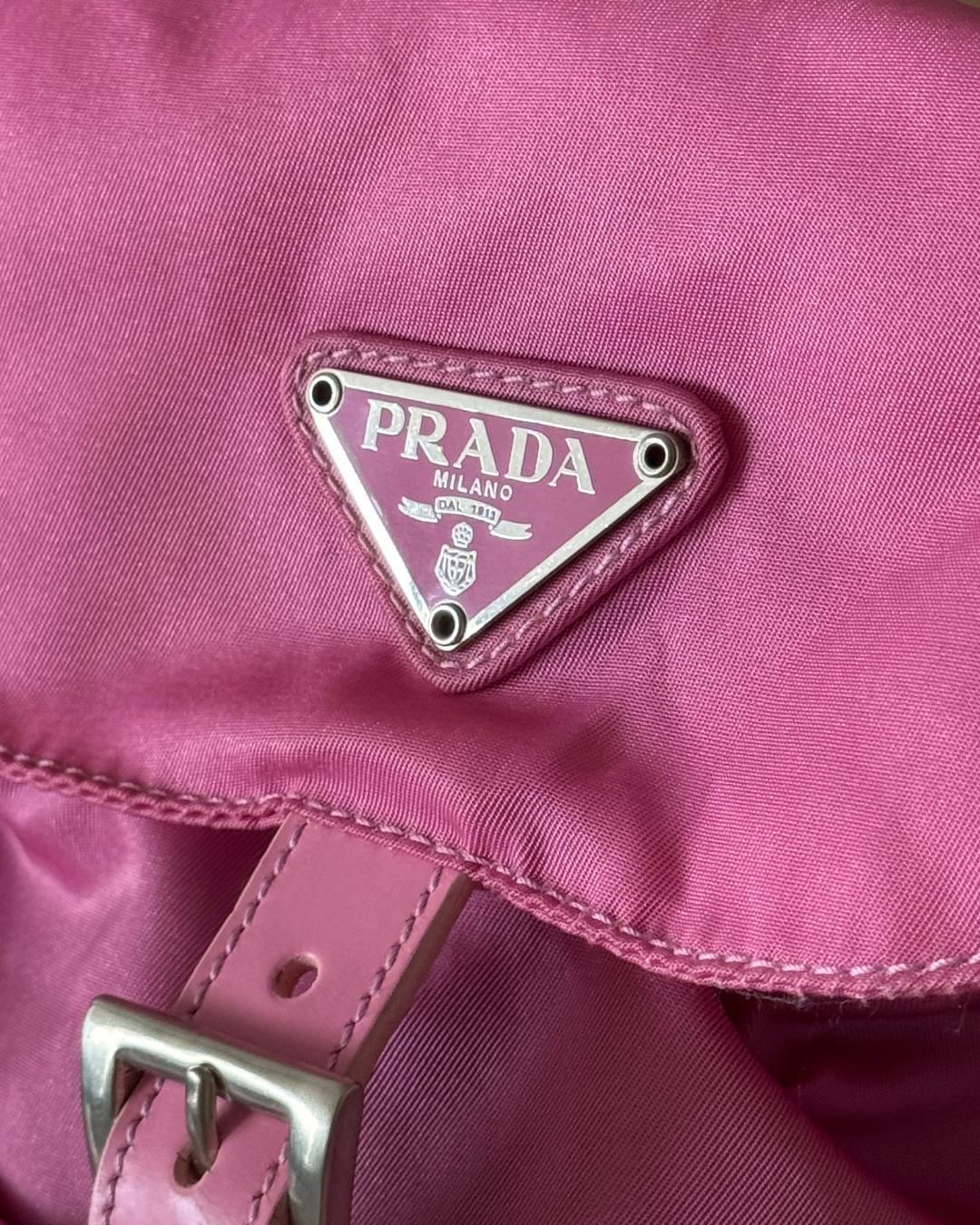 VINTAGE DESIGNER PINK BACKPACK