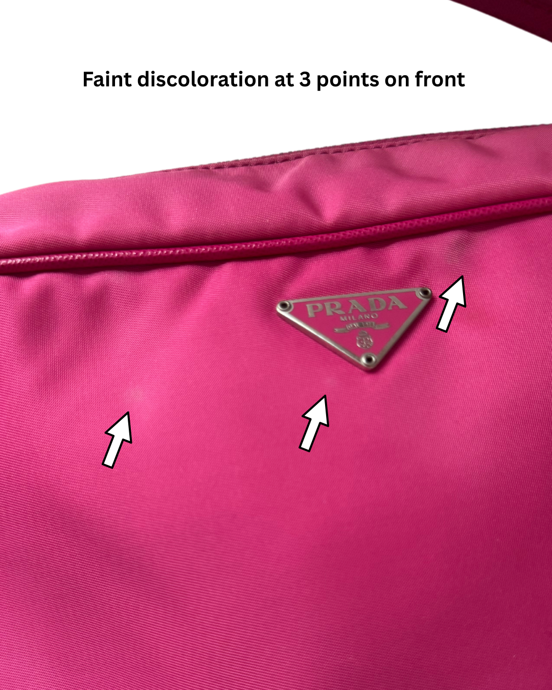 VINTAGE DESIGNER PINK NYLON BAG