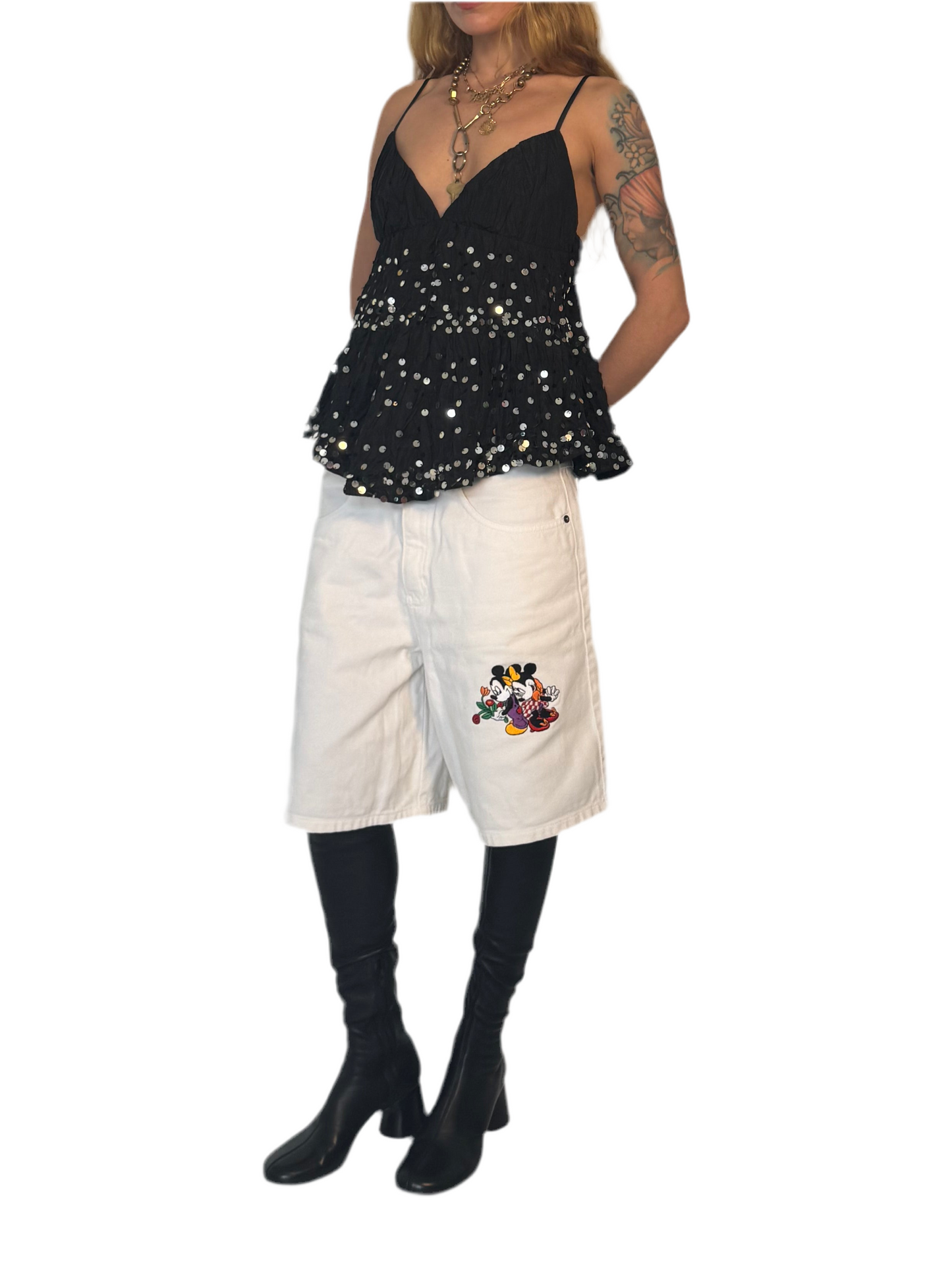 MEDIUM- 30-31” - MICKEY N MINI SHORTS