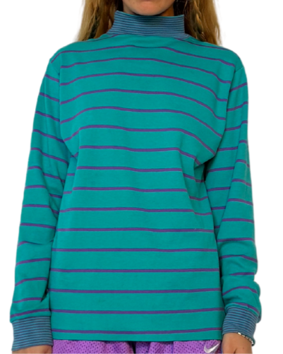 LARGE - vintage 90s mock neck