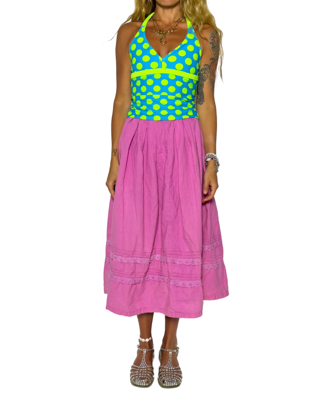 XS-S: PINK COTTON MAXI
