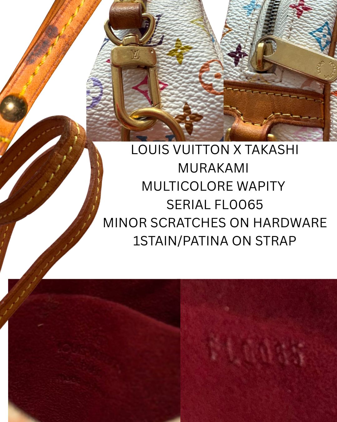 VINTAGE DESIGNER MONOGRAM POUCH