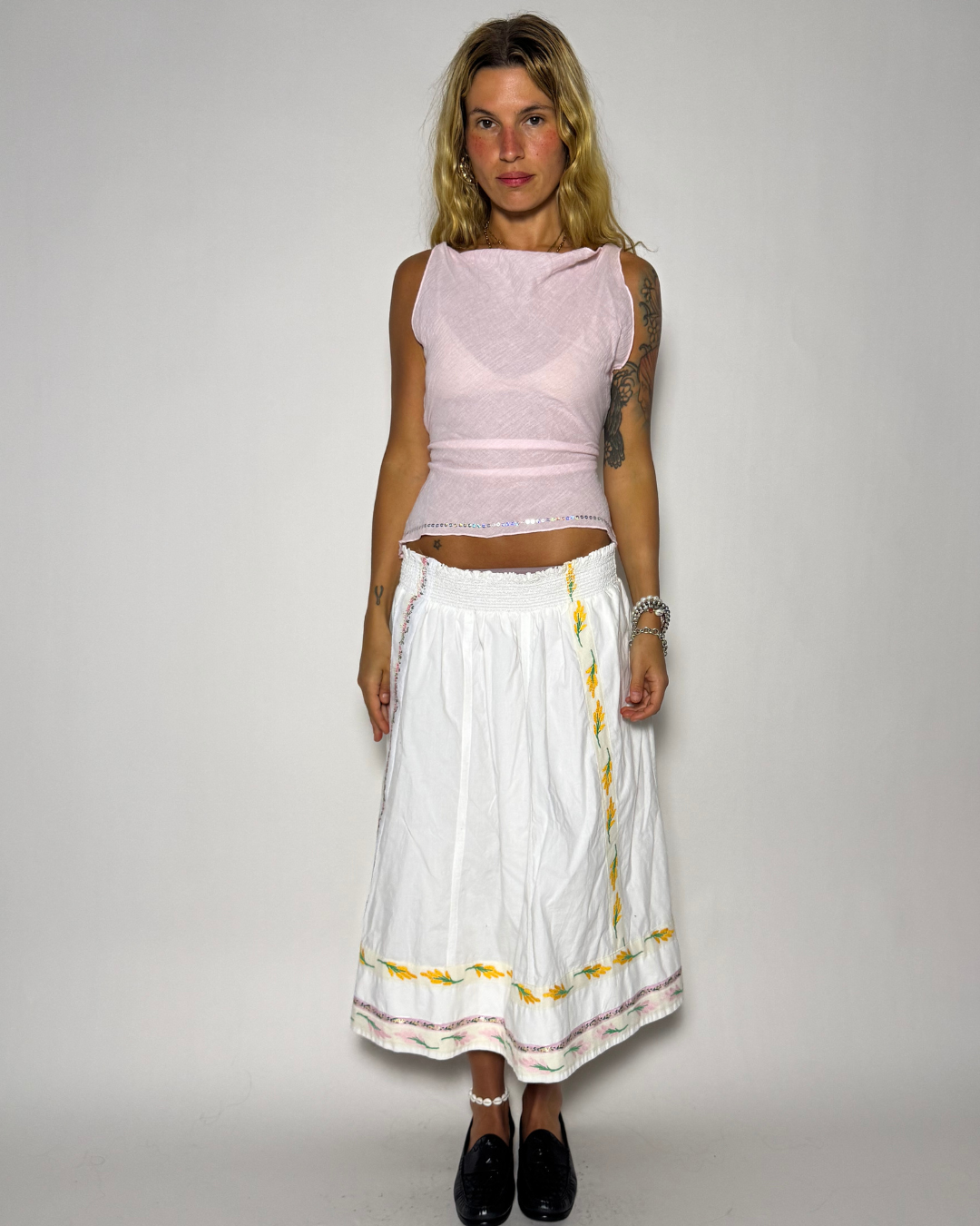 SIZE 12- NEW - DESIGNER COTTON SKIRT