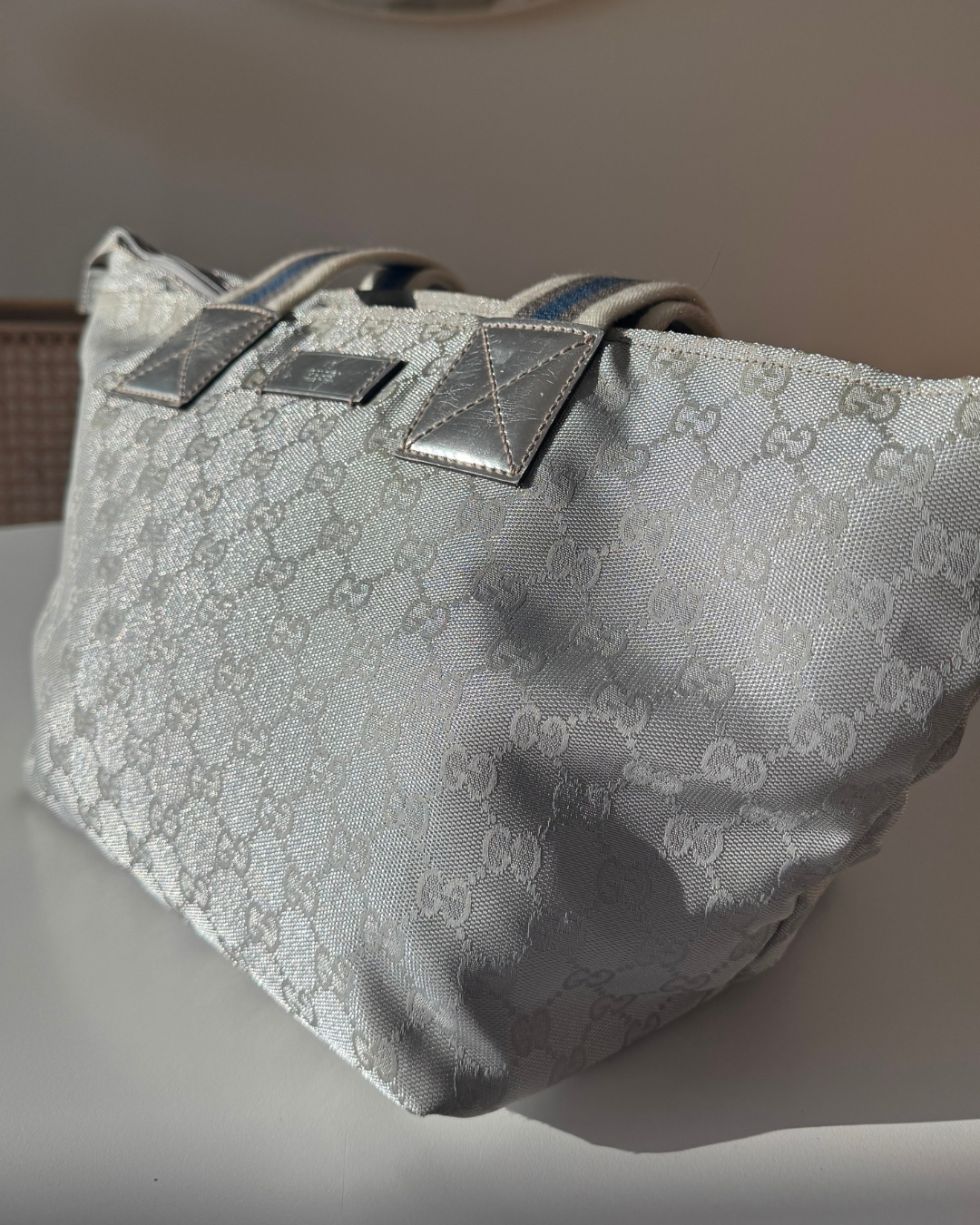 Vintage designer monogram supreme- Silver