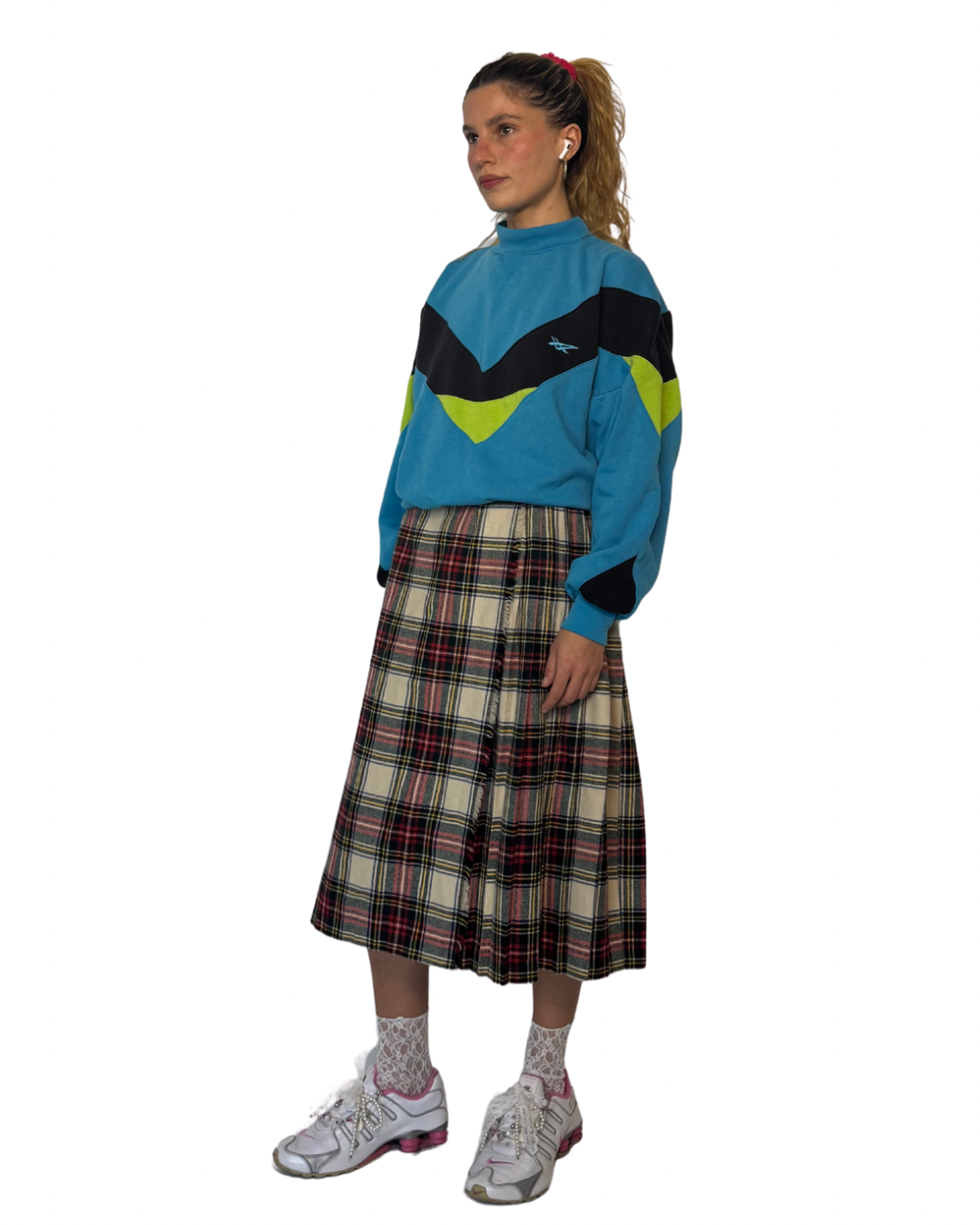 Vintage 80s mock neck sweatshirt