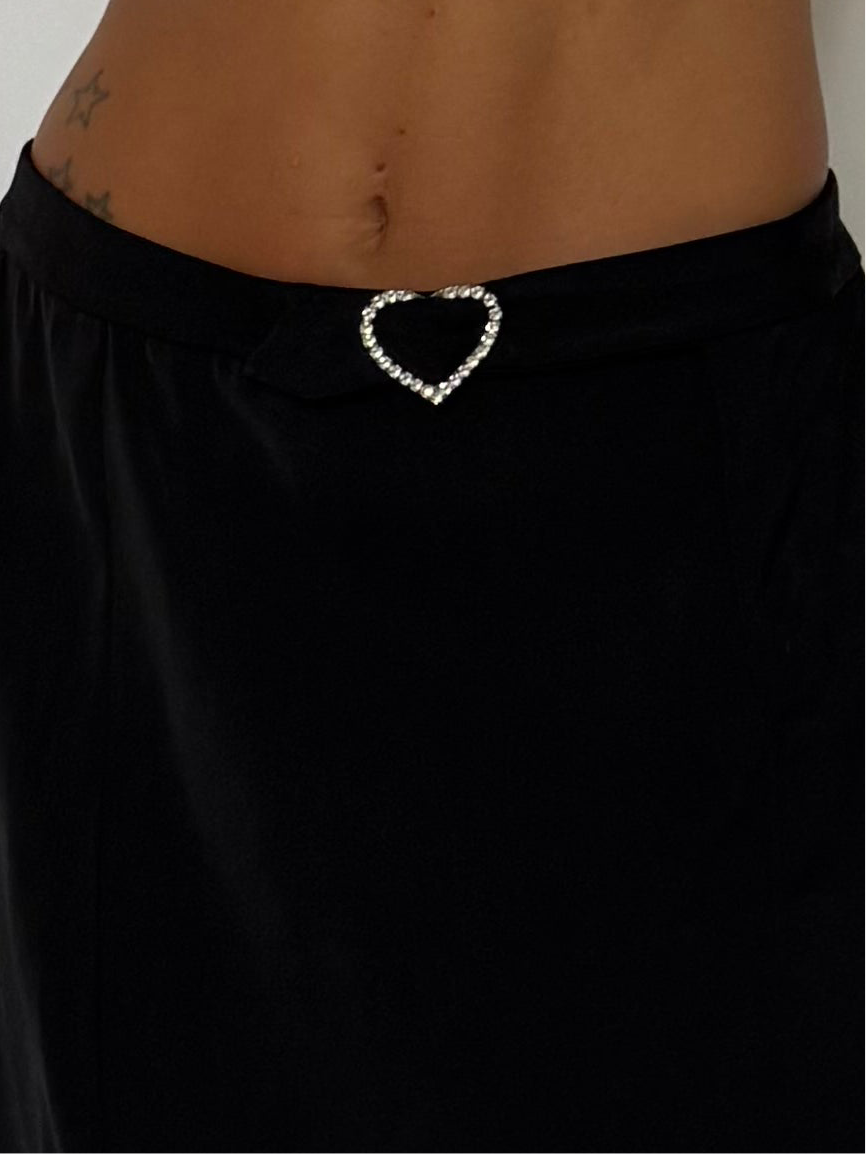 SIZE 2- RHINESTONE HEART