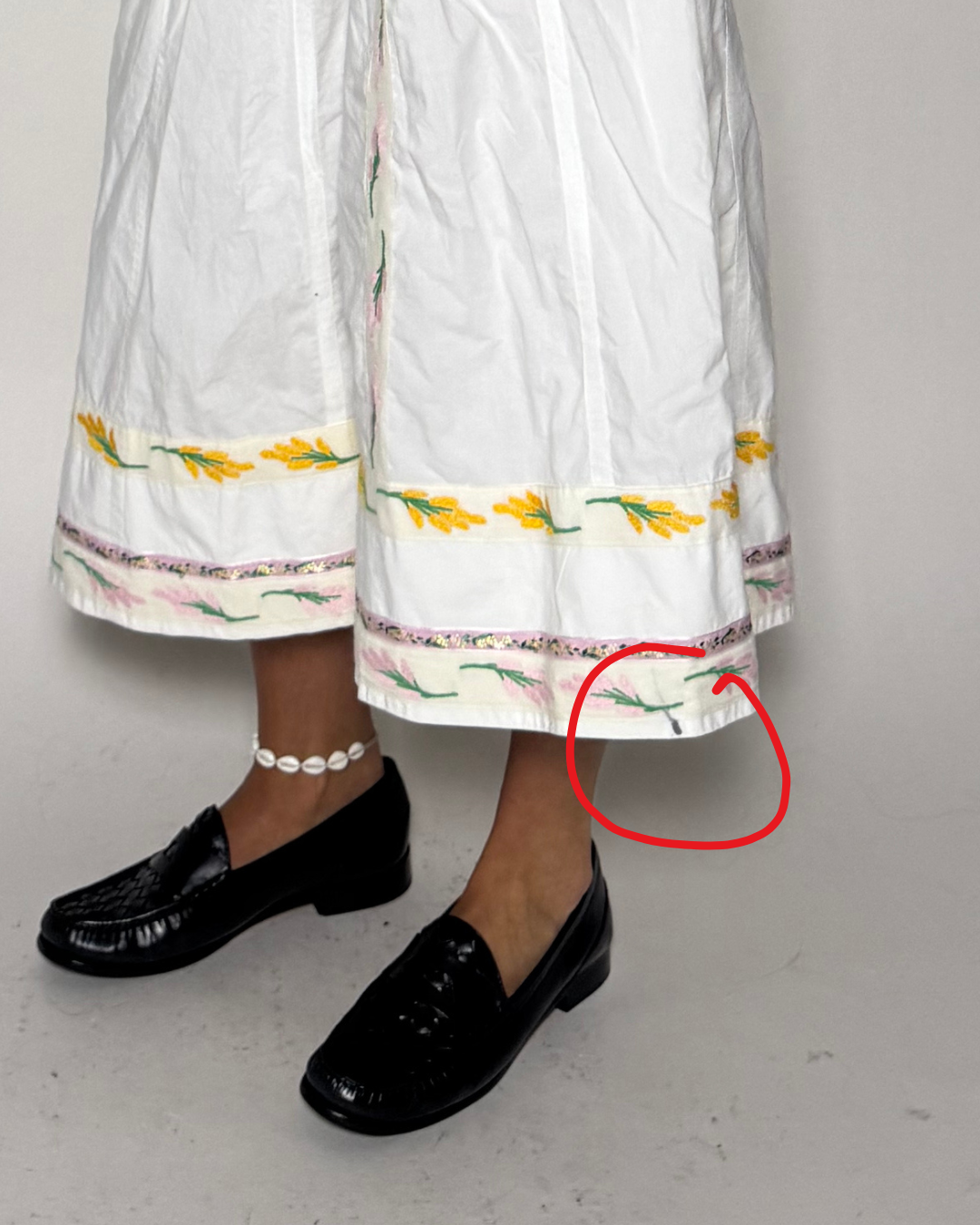 SIZE 12- NEW - DESIGNER COTTON SKIRT