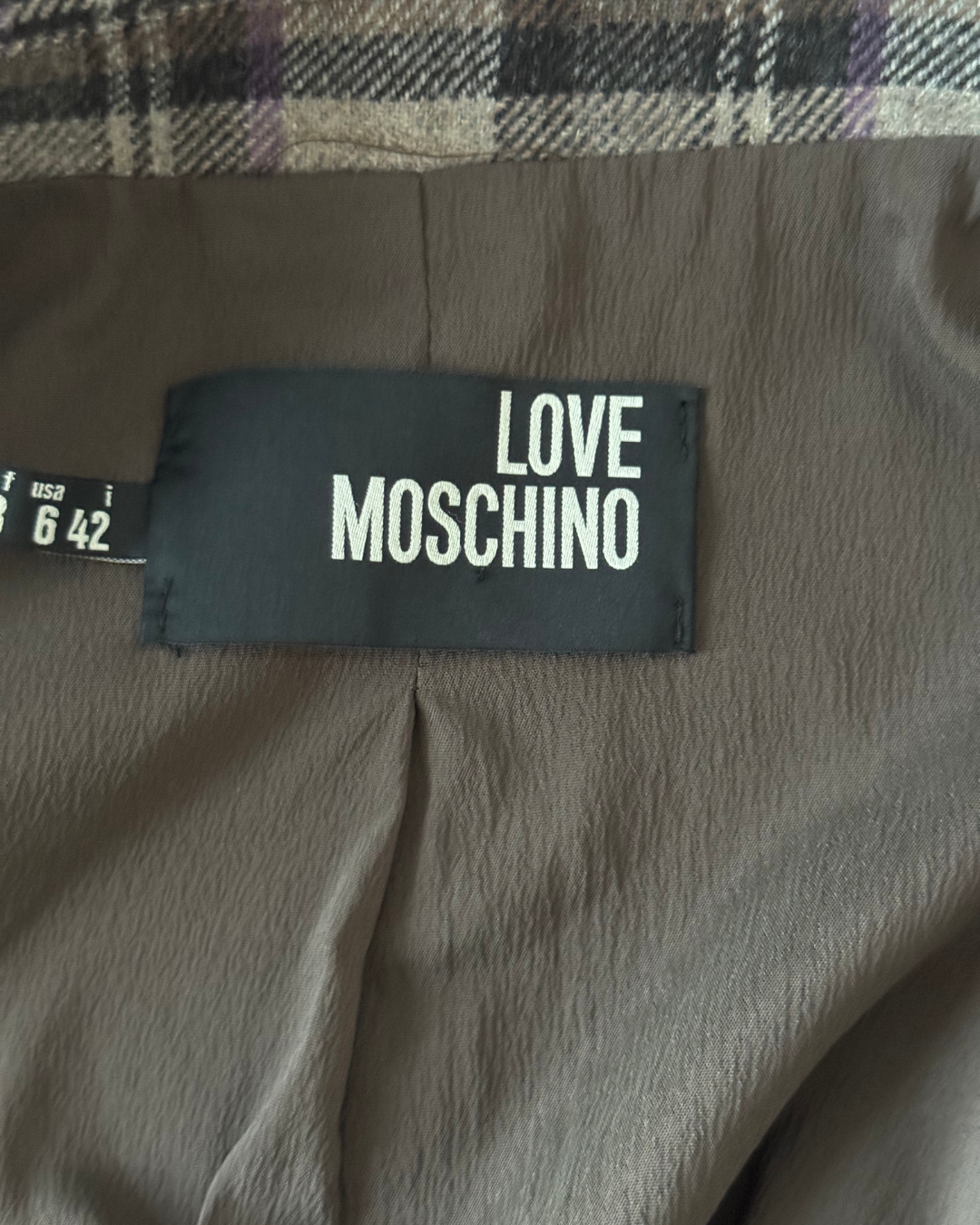 SIZE 6- LOVE MOSCHINO wool blazer