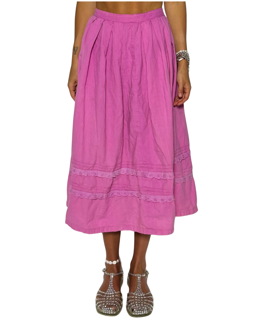 XS-S: PINK COTTON MAXI