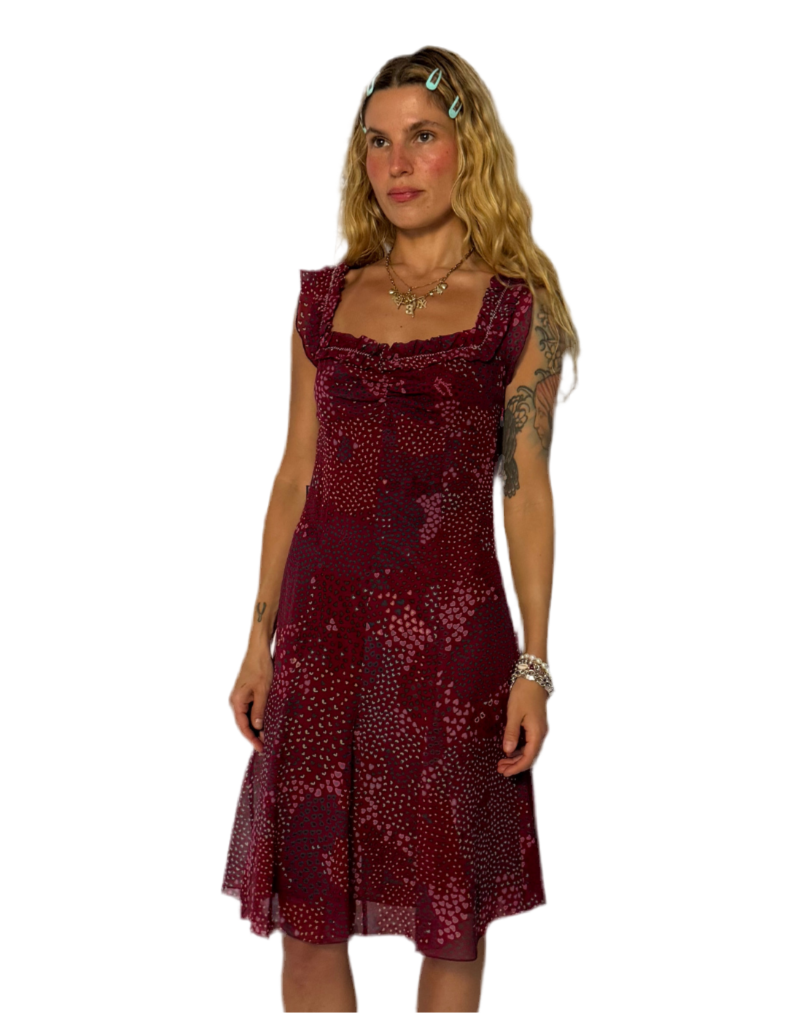 SIZE 4/6 - DESIGNER 100% SILK DRESS