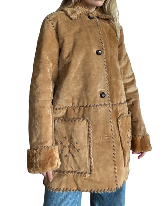 M/L - whipstitch penny lane jacket