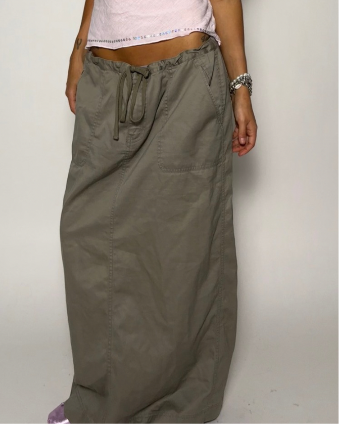 SIZE 12- Khaki maxi