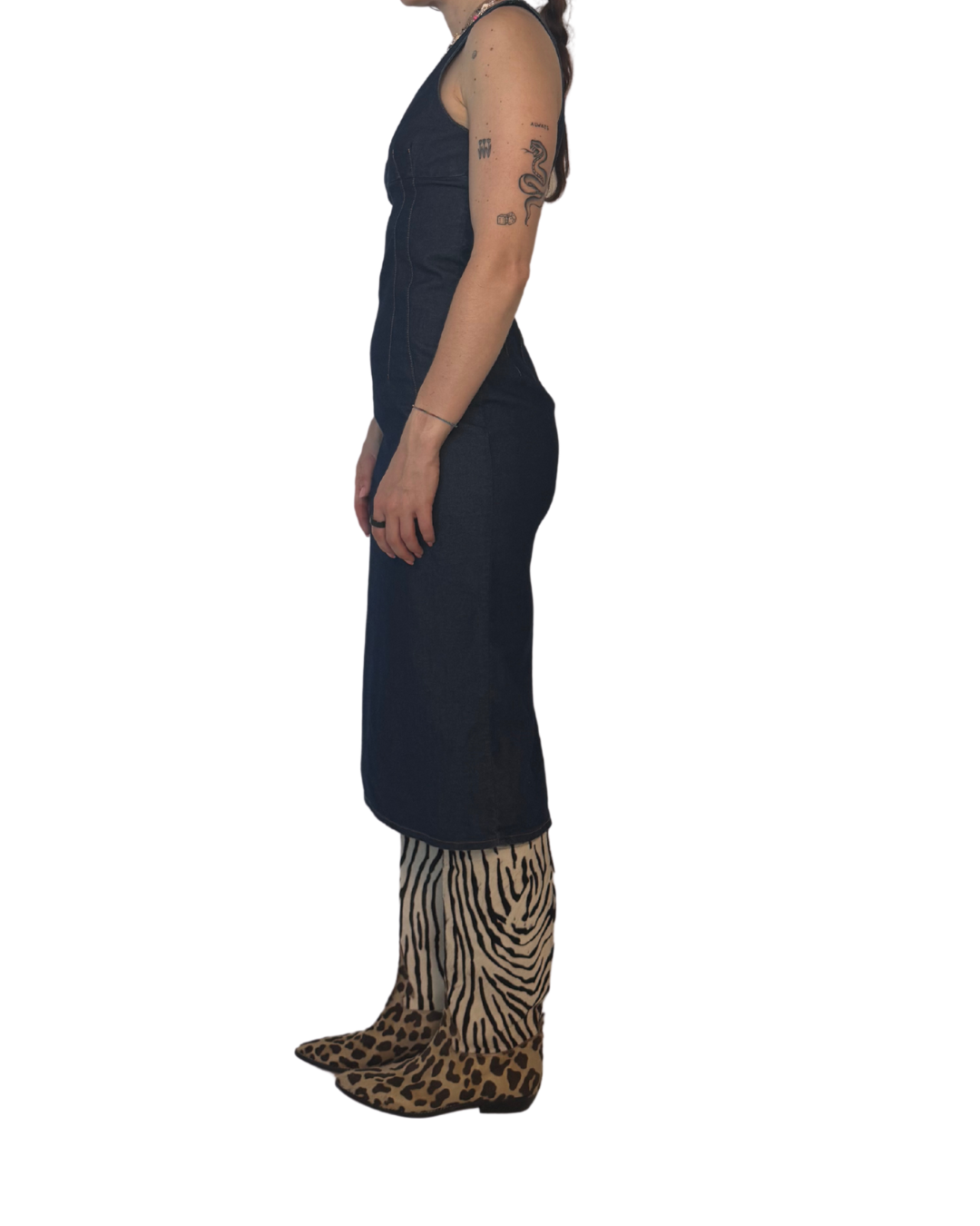 XS/S- ARCHIVE DESIGNER DENIM DRESS