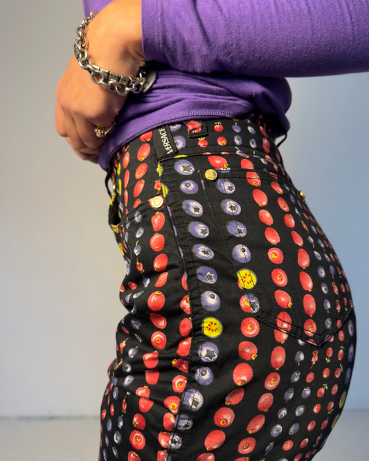 XS- Vintage Versace JC berry jeans