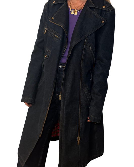 M/Large - D&G denim trench
