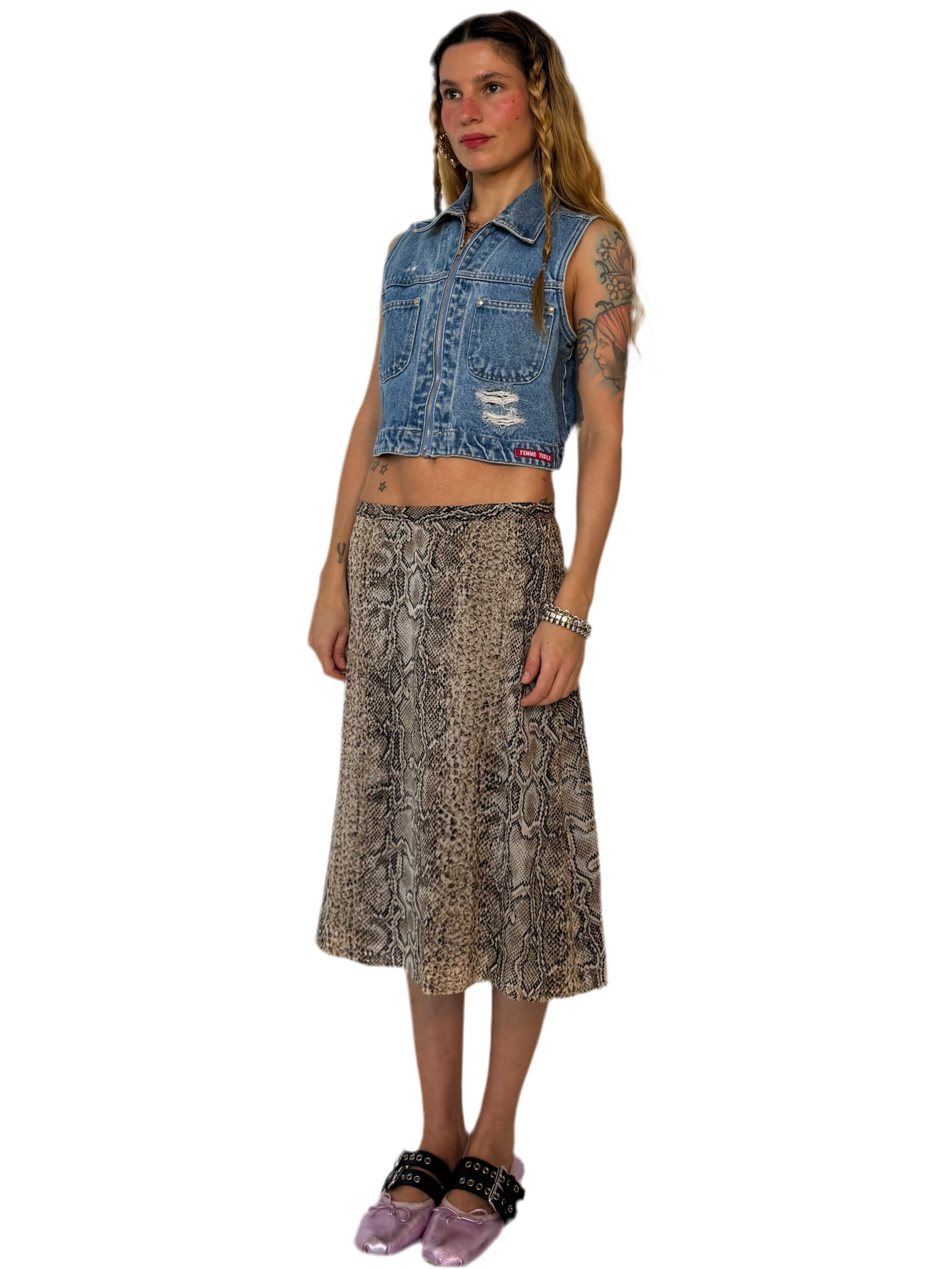 SMALL- CROP ZIP VEST