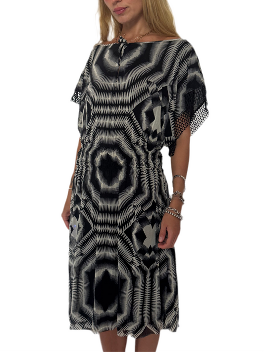 XS-Medium: JPG Soleil  “OPTICAL ILLUSION” DRESS