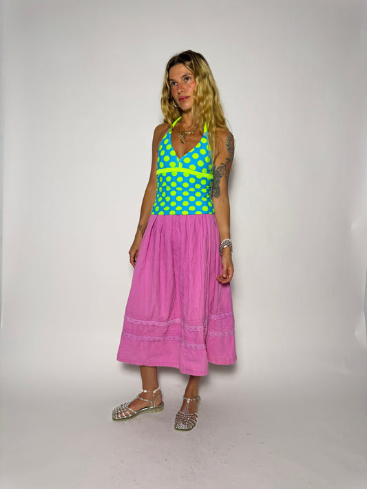 XS-S: PINK COTTON MAXI