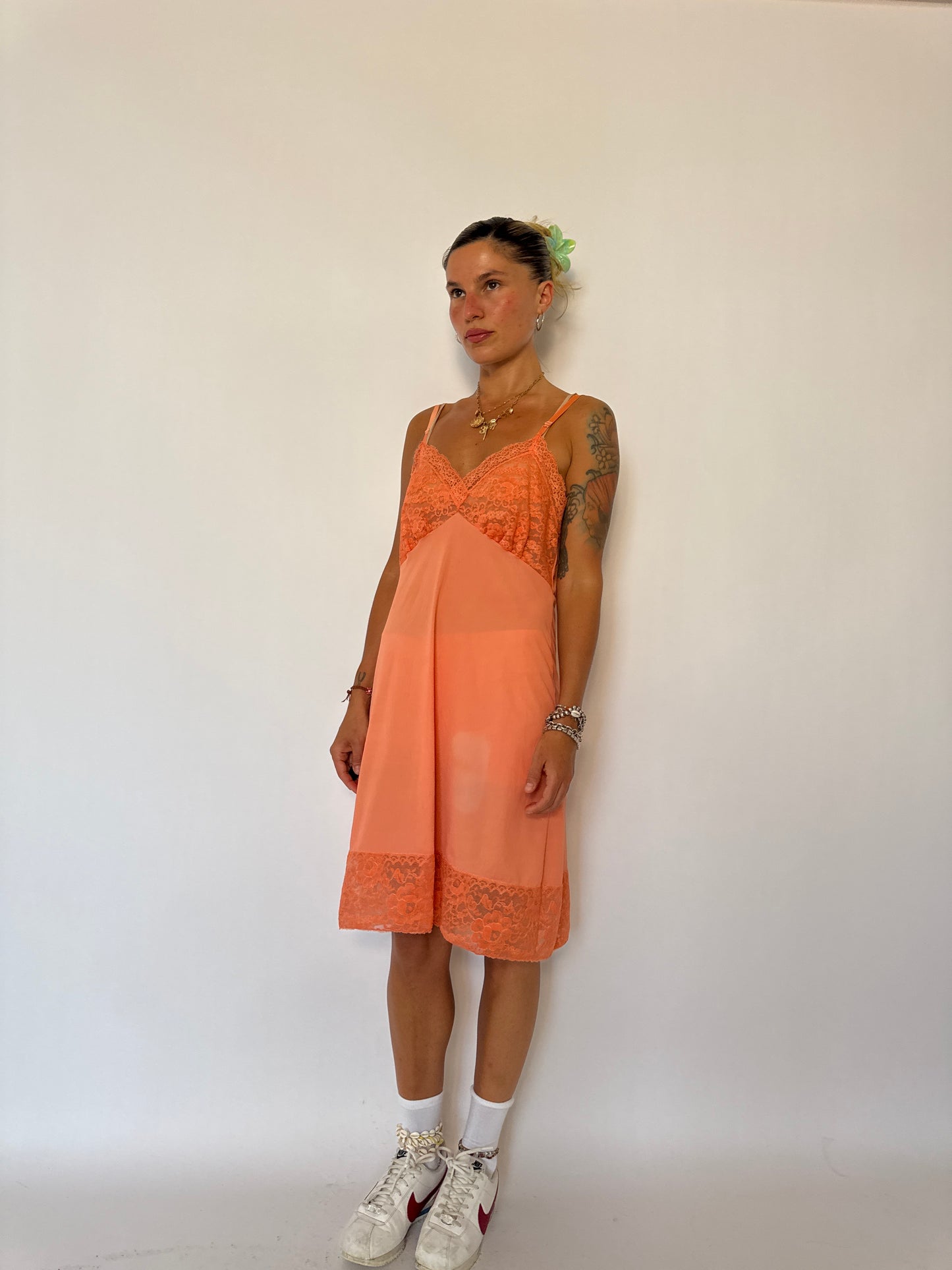 SIZE 6- PEACH SLIP