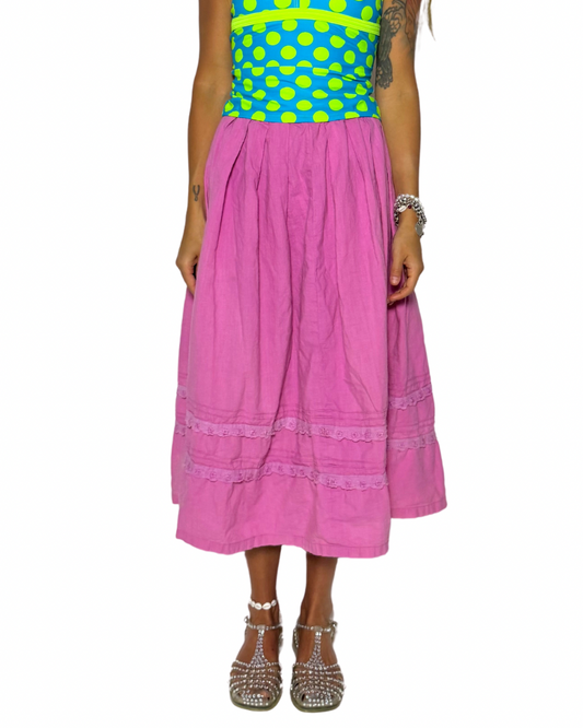 XS-S: PINK COTTON MAXI