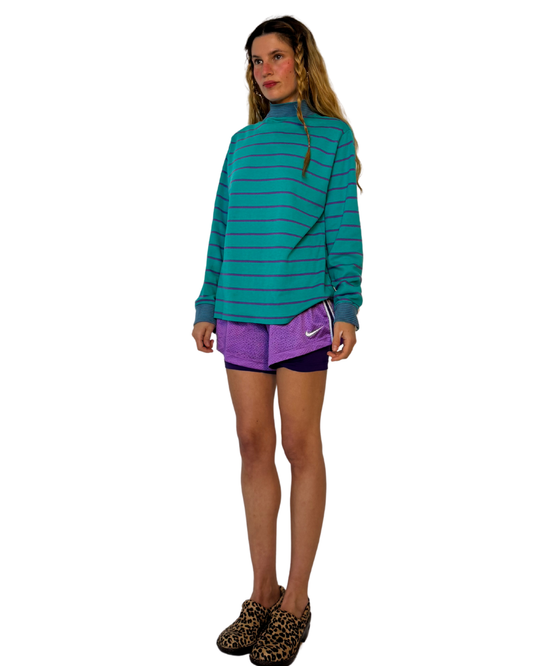 LARGE - vintage 90s mock neck