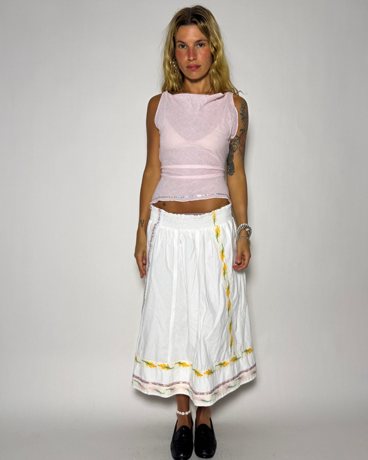 SIZE 12- NEW - DESIGNER COTTON SKIRT