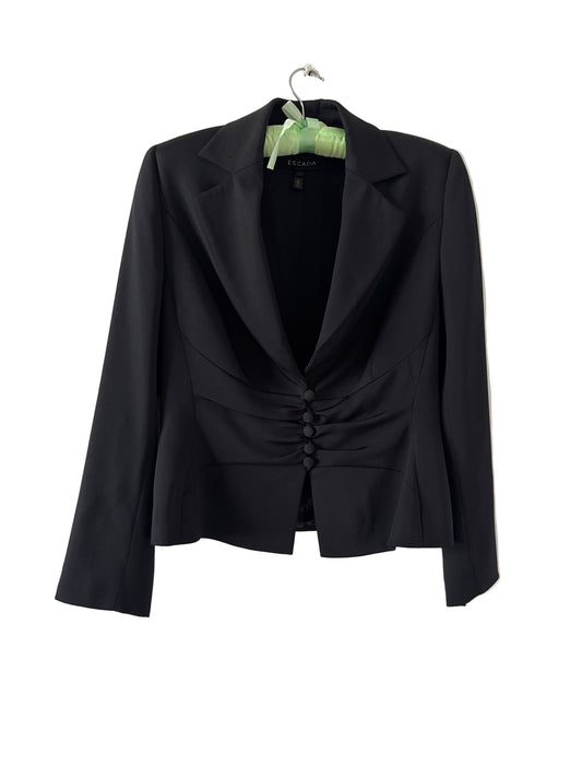 10 - ESCADA SILKSTRUCTURED BLAZER TOP