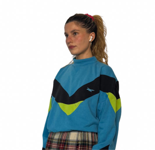 Vintage 80s mock neck sweatshirt