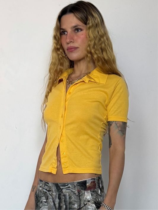 SMALL- YELLOW POLO