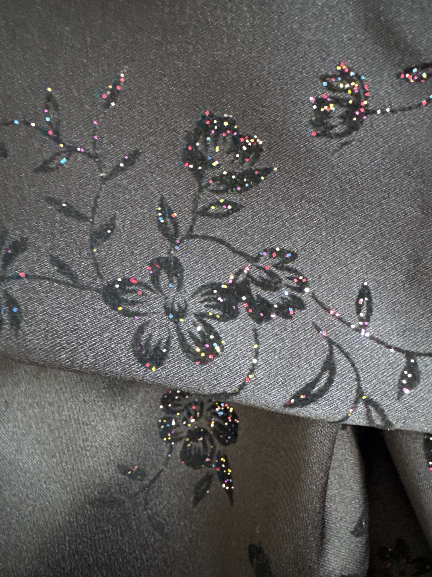 SMALL- SPARKLY 1 BUTTON BLAZER