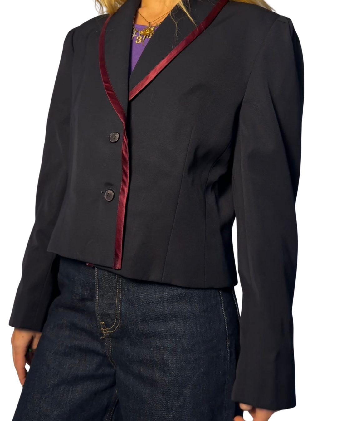 SIZE 14- Vintage designer structured blazer