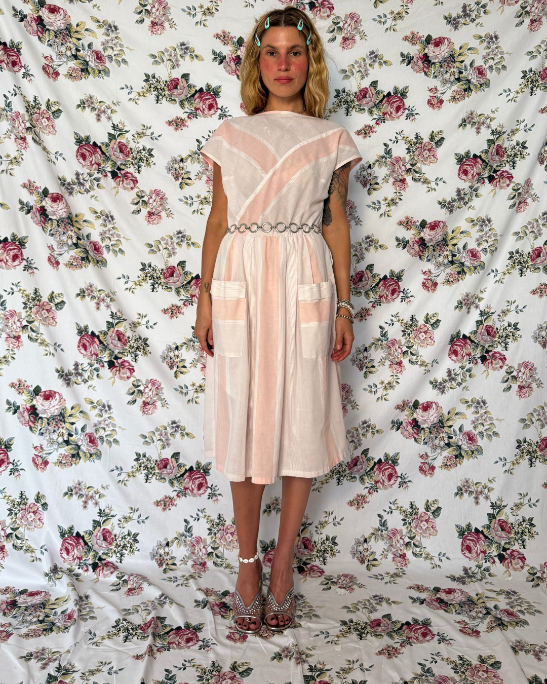 SMALL- 50’s APRON DRESS