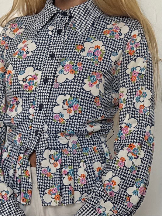 Small- 70s psychedellic shirt