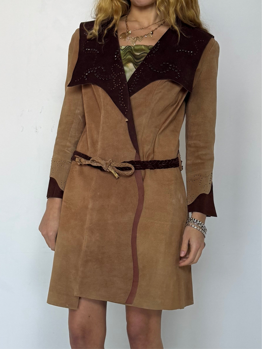 SMALL- HANDMADE SUEDE JACKET