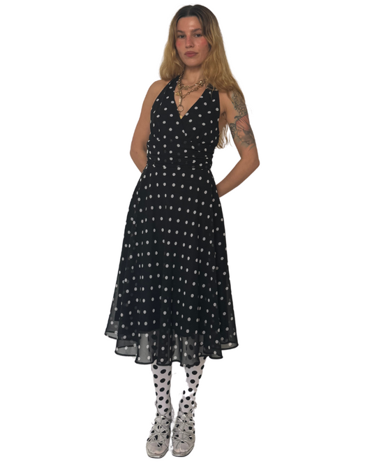 S-POLKA DOT DRESS
