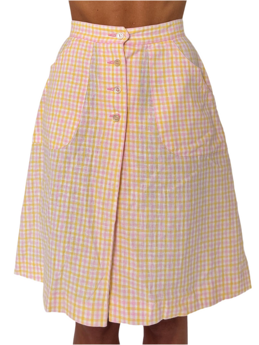 XS : 60’swide leg Bermuda skort