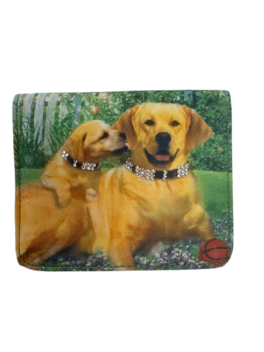 Rhinestone dog Wallet