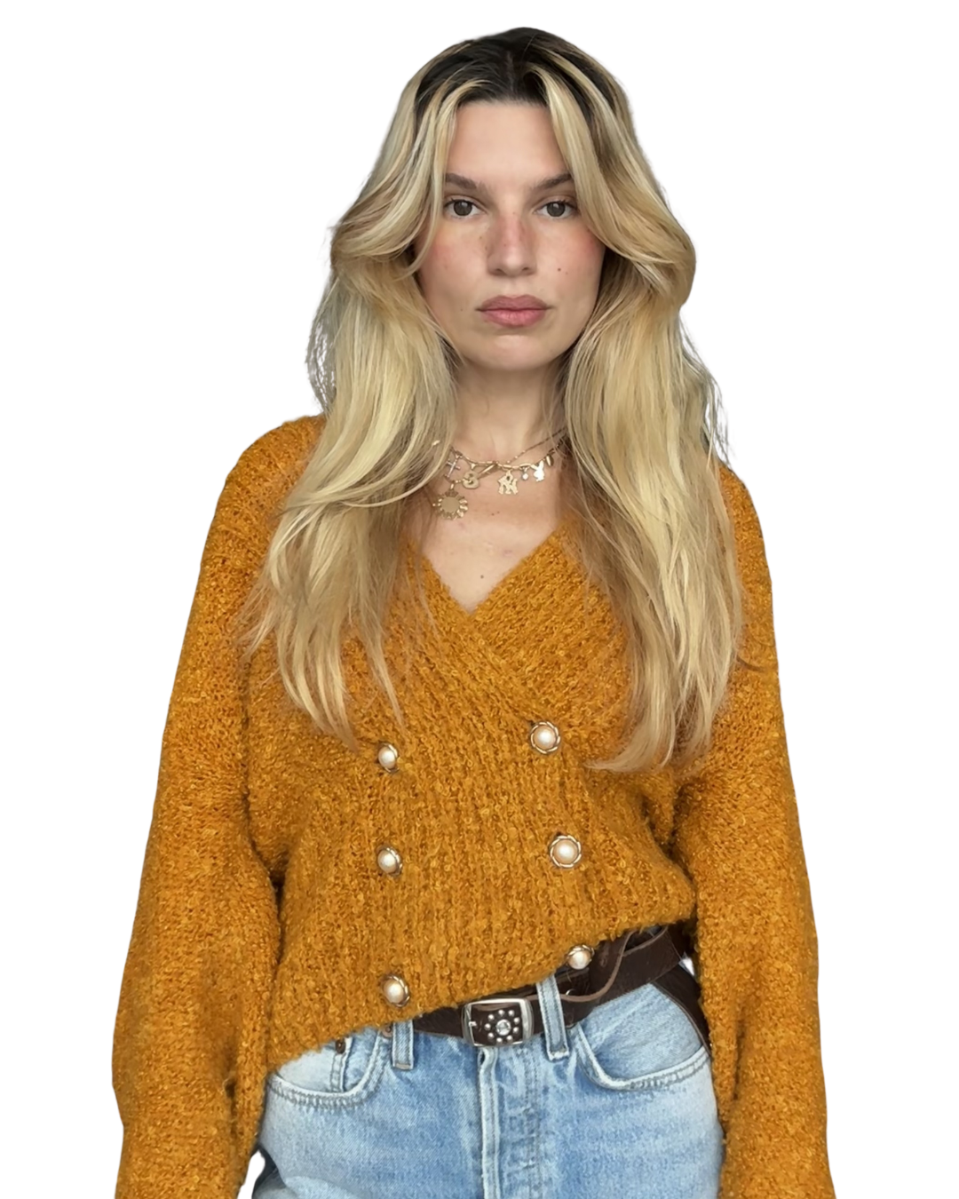 S-L : french vintage cardigan