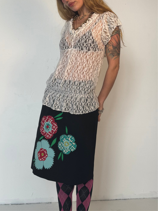 SMALL- LACE TOP