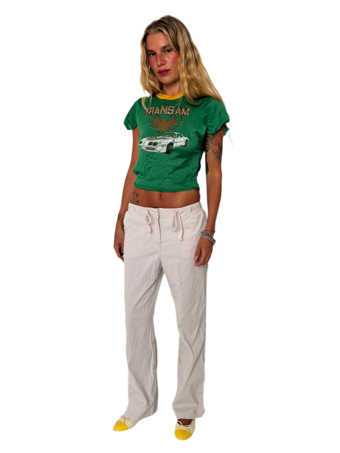 Tie waist pants