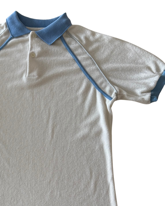 Medium - white terrycloth short sleeve