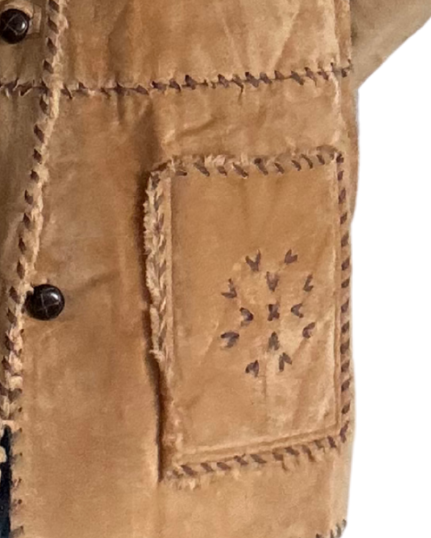 M/L - whipstitch penny lane jacket