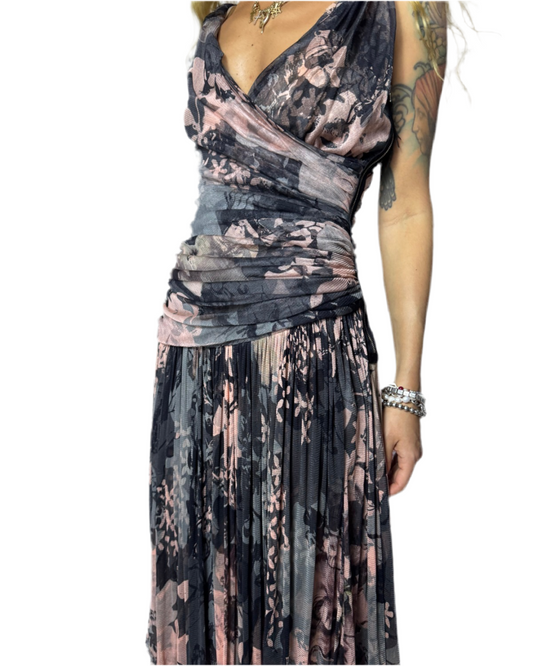 SIZE 4- DESIGNER SILK DRESS