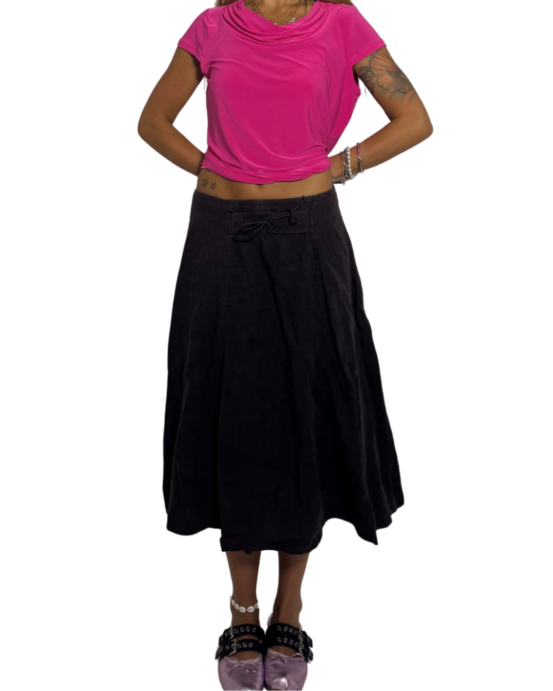 SIZE 6- MAX MARA 100% LINEN SKIRT