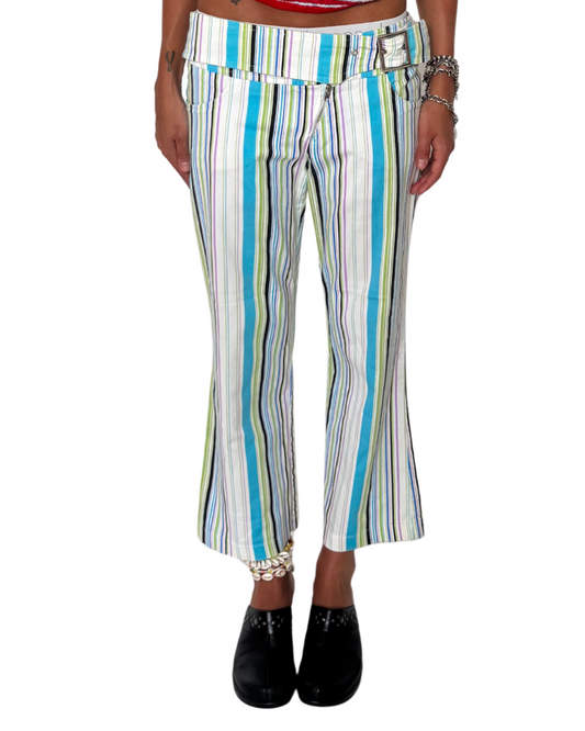 WAIST 30” - BUCKLE Y2K CROPPED PANTS