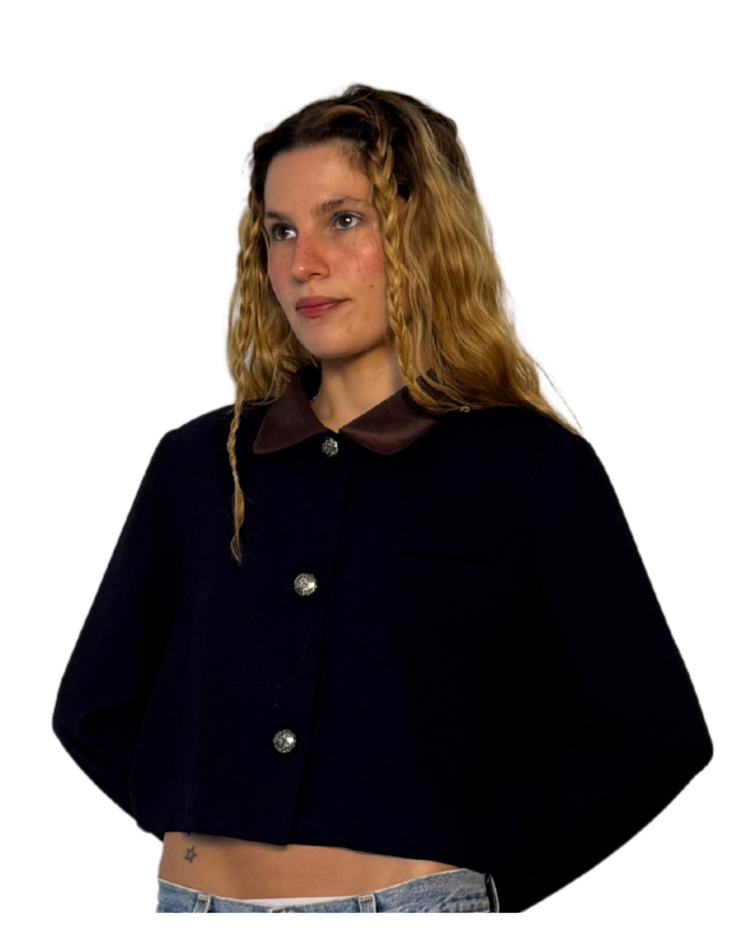 Vintage Crop blazer