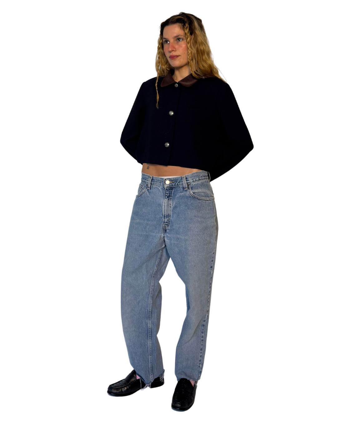 Vintage Crop blazer